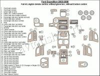 Декоративные накладки салона Ford Expedition 2003-2006 полный набор. авто A/C Control, Без Traction Control, 32 элементов.